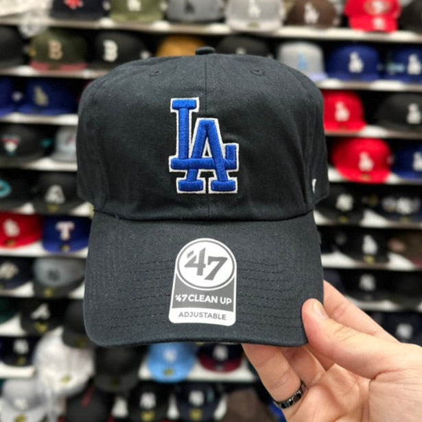 LA Dodgers MLB Dad Cap '47 Brand Clean Up Adjustable Curve Hat Color Options