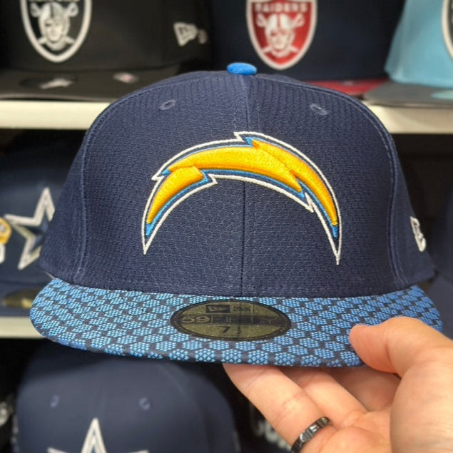 New Era 59FIFTY LA Chargers NFL Fitted Hat Sized Cap Blue