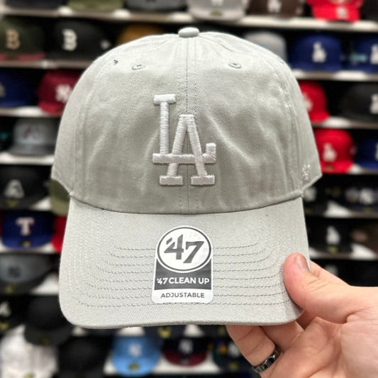 LA Dodgers MLB Dad Cap '47 Brand Clean Up Adjustable Curve Hat Color Options