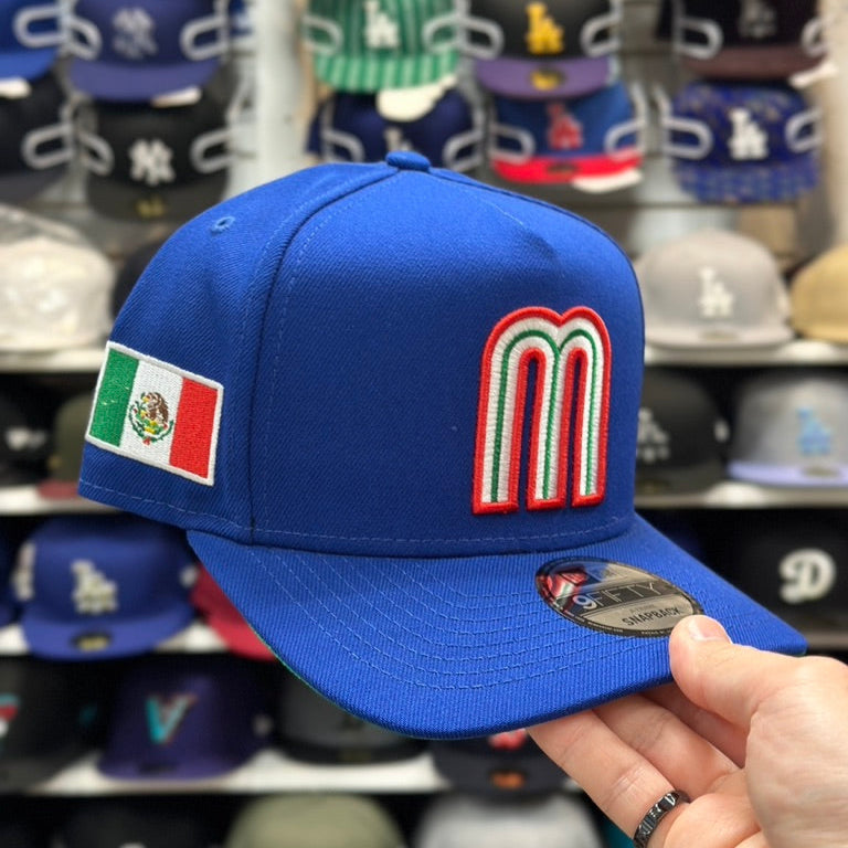 New Era Mexico M 'World Baseball Classic' A-Frame Blue 9FIFTY Snapback