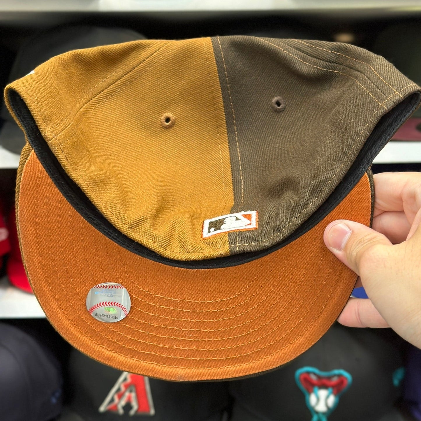 Florida Marlins MLB 'Dual Brown World Series' Patch | New Era 59FIFTY Fitted Cap