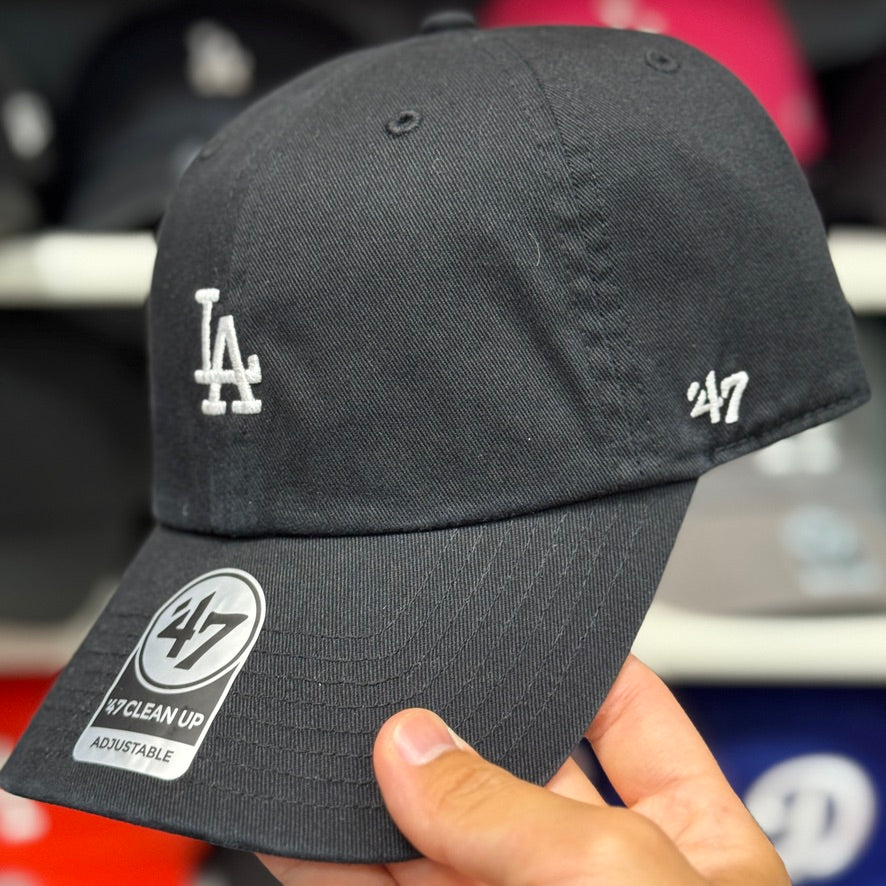 Los Angeles Dodgers 'Mini Logo' Dad Cap '47 Brand Black