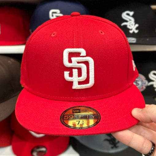 New Era San Diego Padres 59FIFTY Fitted Hat | Red