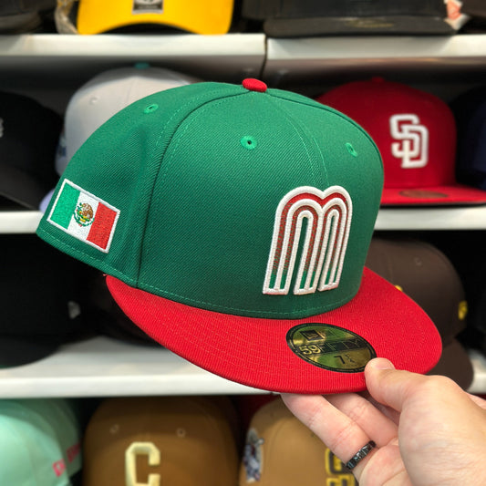 New Era Mexico WBC World Baseball Classic 59FIFTY Fitted Green/Red