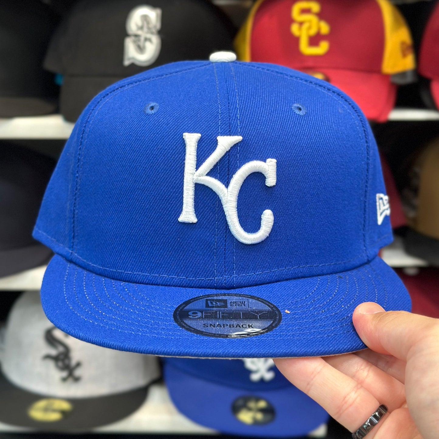 New Era 9FIFTY Kansas City Royals MLB Snapback Classic Adjustable Snap Blue
