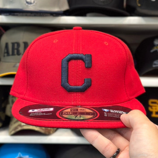New Era Cleveland Indians 59FIFTY Fitted Hat | Red
