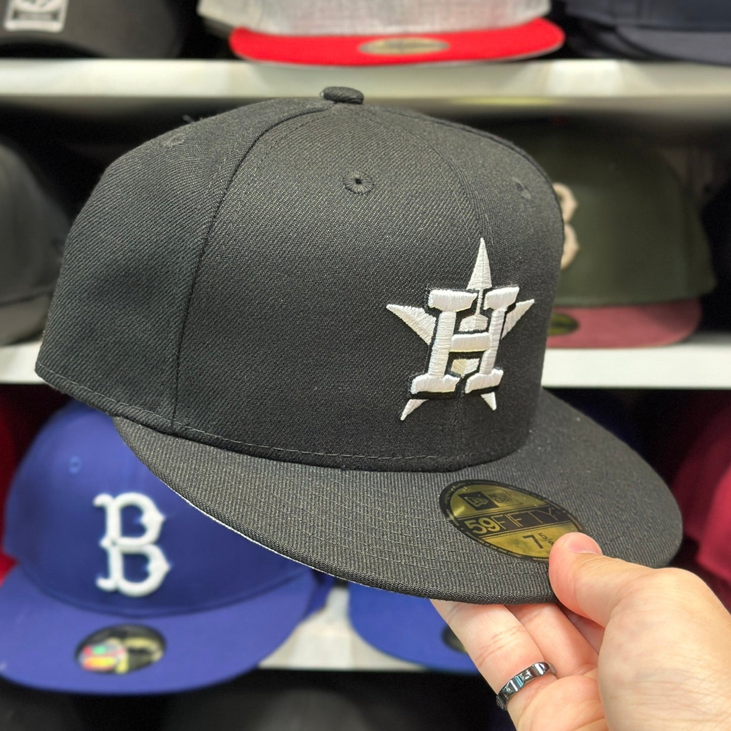 New Era Houston Astros 59FIFTY Fitted Hat Black