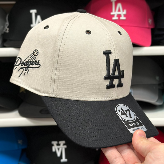 Los Angeles Dodgers Creme/Black '47 Brand Baseball Cap