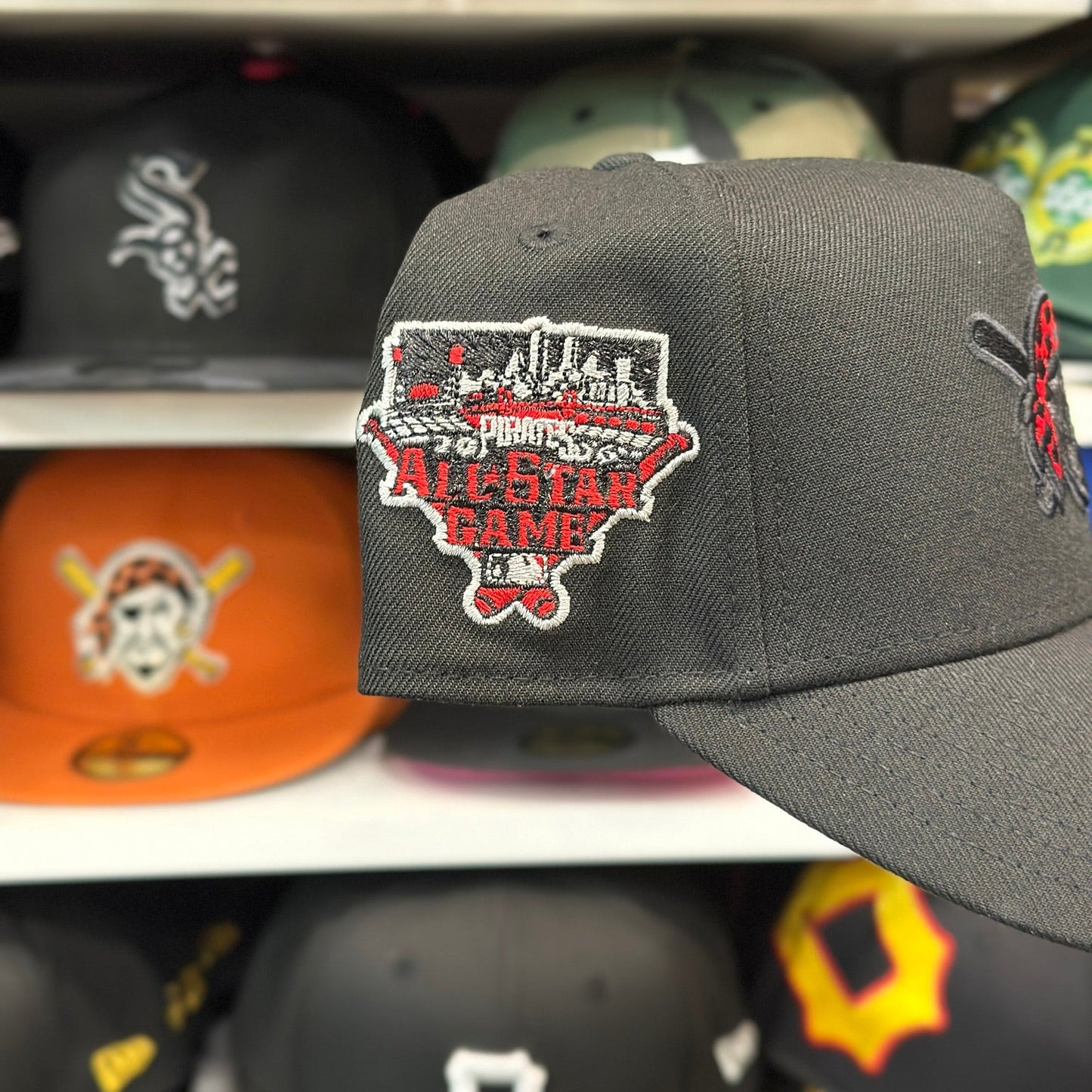New Era Pittsburgh Pirates 'All Star Game' A-Frame 9FORTY Snapback Black