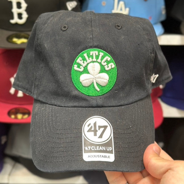 Boston Celtics Dad Cap '47 Brand Black