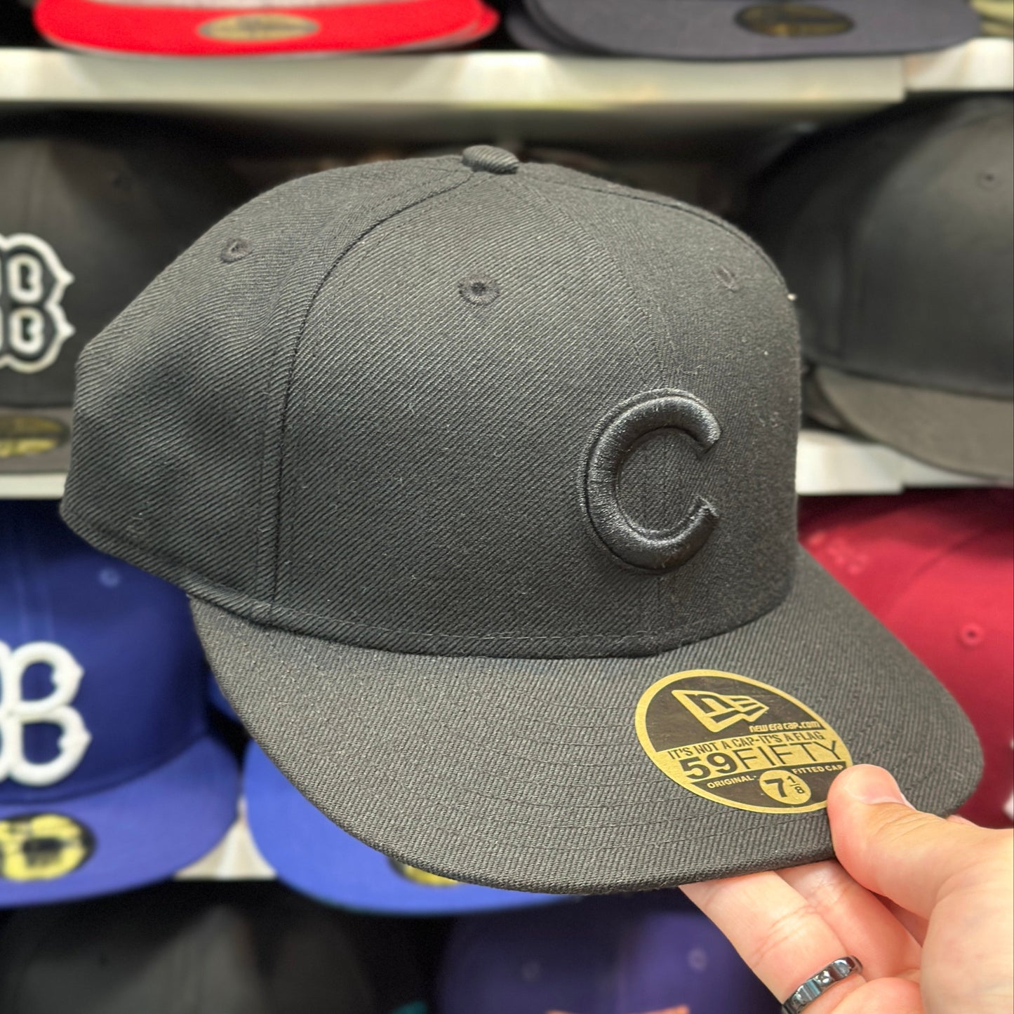 New Era 59FIFTY Chicago Cubs MLB Vintage Cap Fitted Cap Black