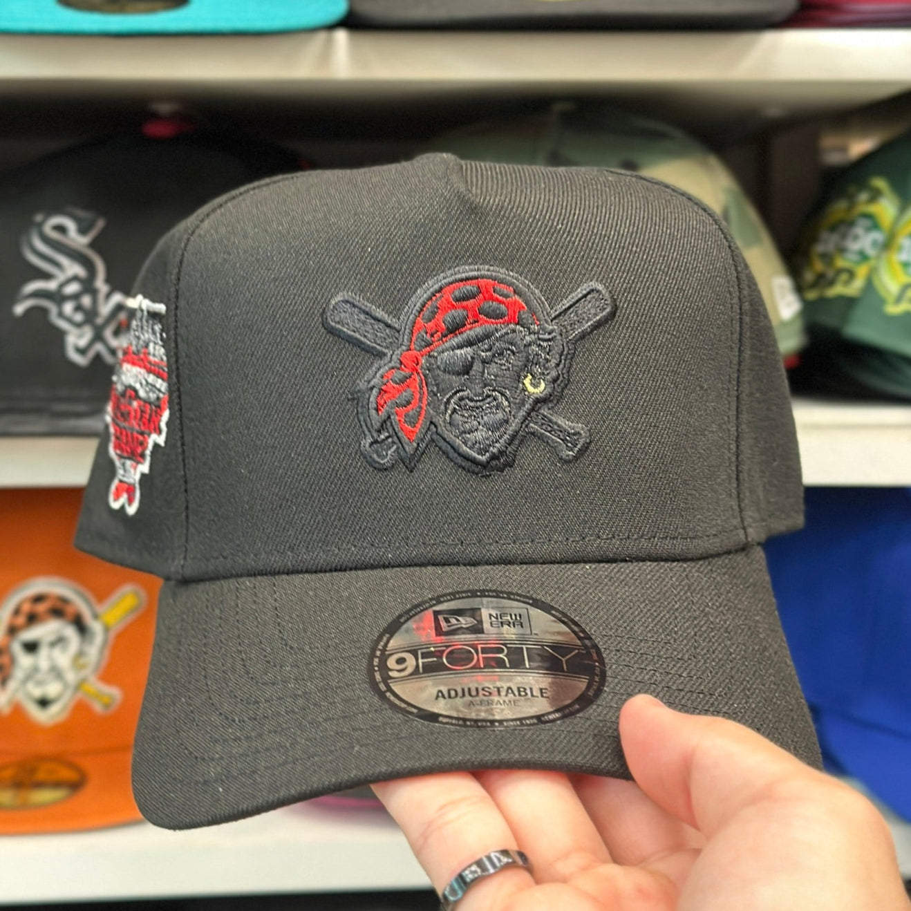 New Era Pittsburgh Pirates 'All Star Game' A-Frame 9FORTY Snapback Black