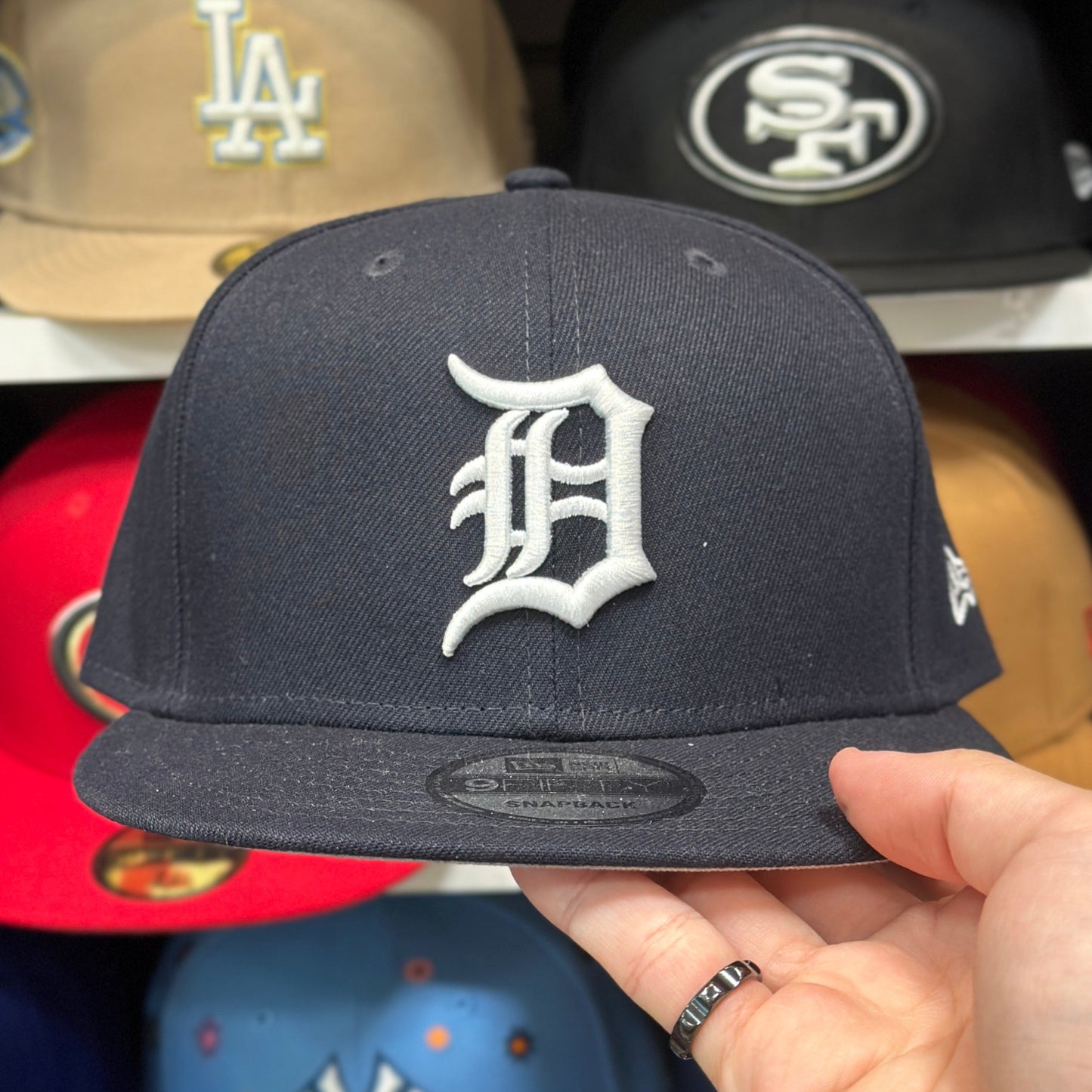 New Era Detroit Tigers Navy/White 9FIFTY Snapback