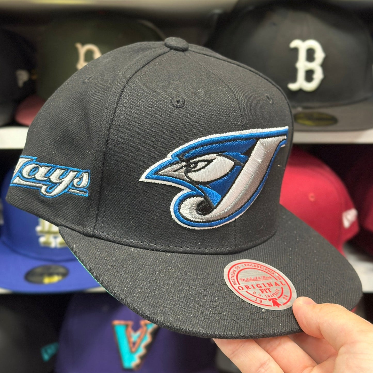Mitchell & Ness Toronto Blue Jays MLB Snapback Adjustable Hat Black