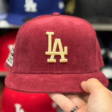 New Era Los Angeles Dodgers '60th Anniversary' 59FIFTY Fitted Hat | Maroon
