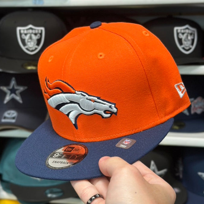 Denver Broncos NFL Snapback | New Era 9FIFTY Adjustable Snap | Orange/Navy