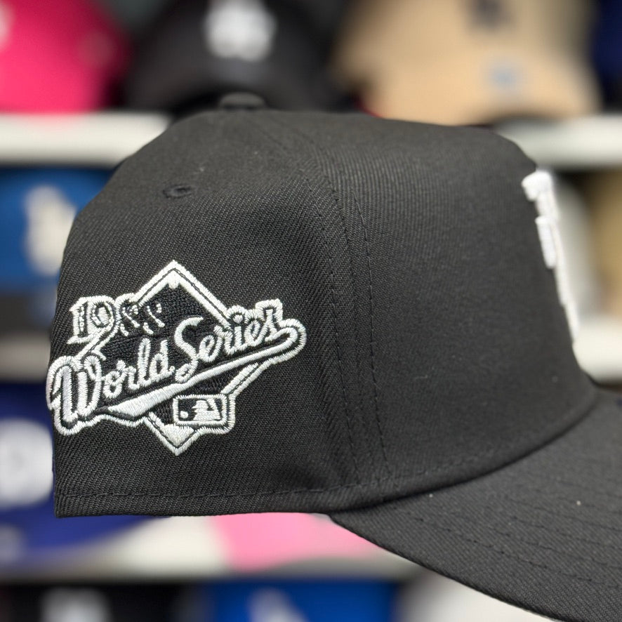 New Era Los Angeles Dodgers '1988 WS Upside Down Logo' A-Frame 9FORTY Snapback Black