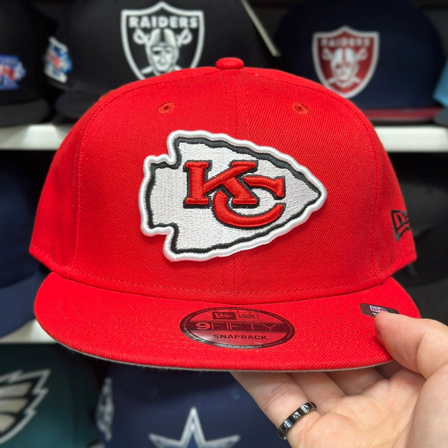 New Era 9FIFTY Kansas City Chiefs NFL Snapback Adjustable Snap Red