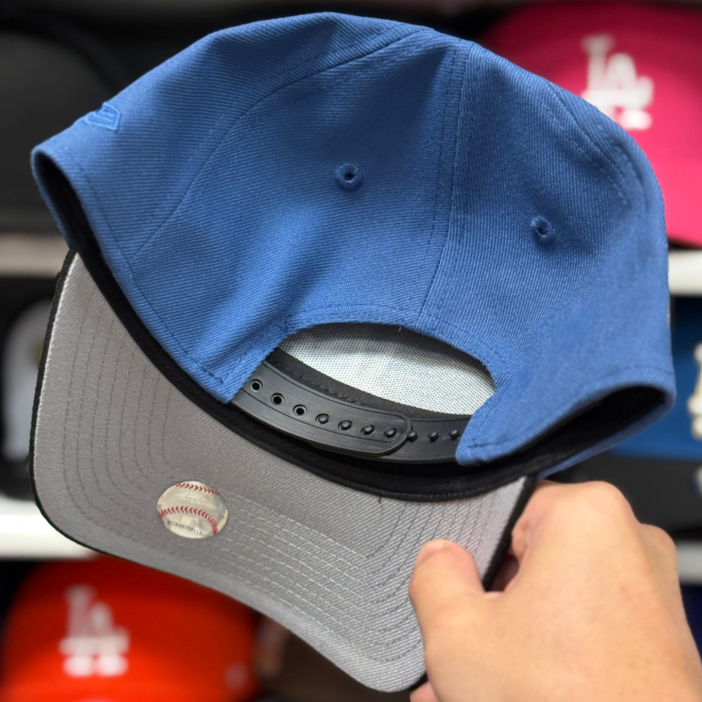 New Era Los Angeles Dodgers '2024 World Series' A-Frame 9FORTY Snapback Blue/Black