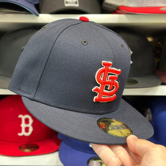 New Era St. Louis Cardinals 59FIFTY Fitted Hat Navy