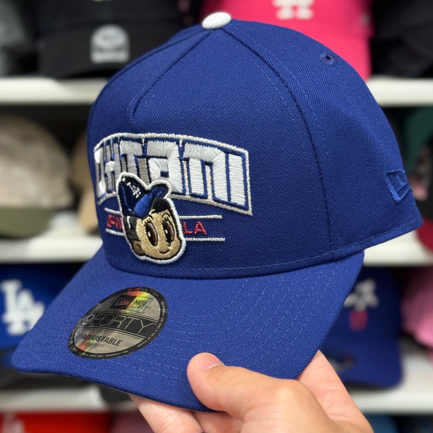 New Era Los Angeles Dodgers Shohei Ohtani 'JPN to LA' A-Frame 9FORTY Snapback Blue