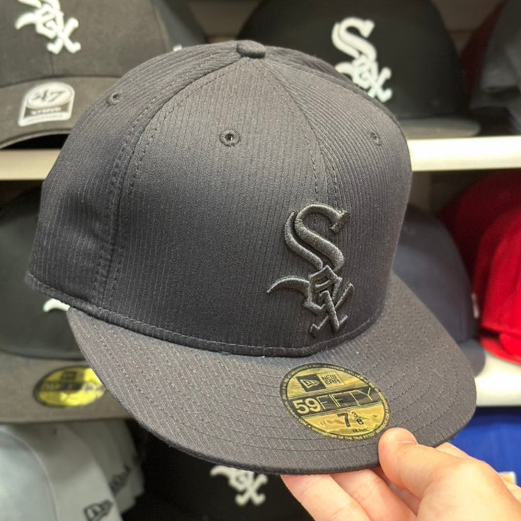 Chicago White Sox MLB Vintage Textured| New Era 59FIFTY Fitted Hat | 7 3/8