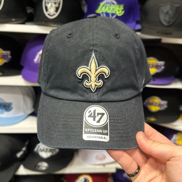 New Orleans Saints Black '47 Brand Dad Cap