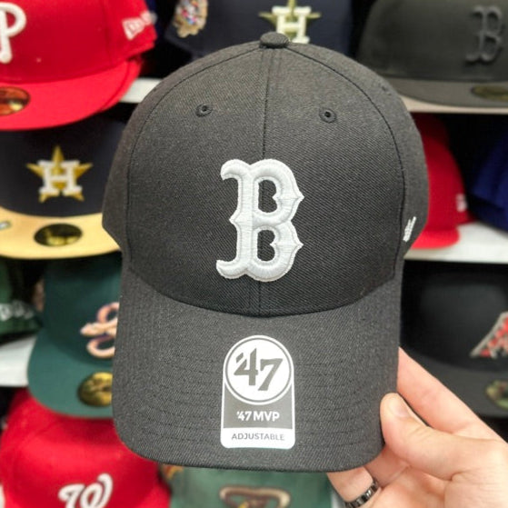 Boston Red Sox MLB Ball Cap | '47 Brand MVP Adjustable Curve Cap | Color Options