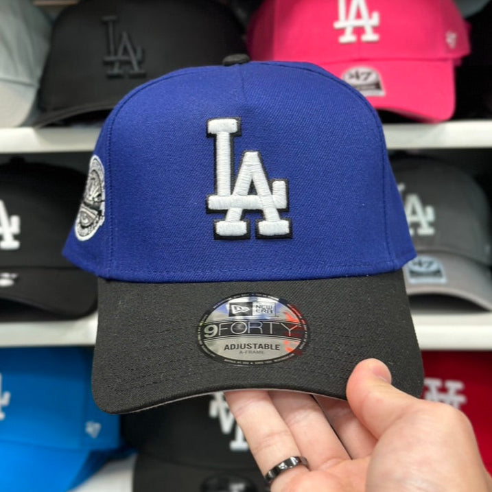 New Era Los Angeles Dodgers '50th Anniversary' A-Frame 9FORTY Snapback Blue/Black