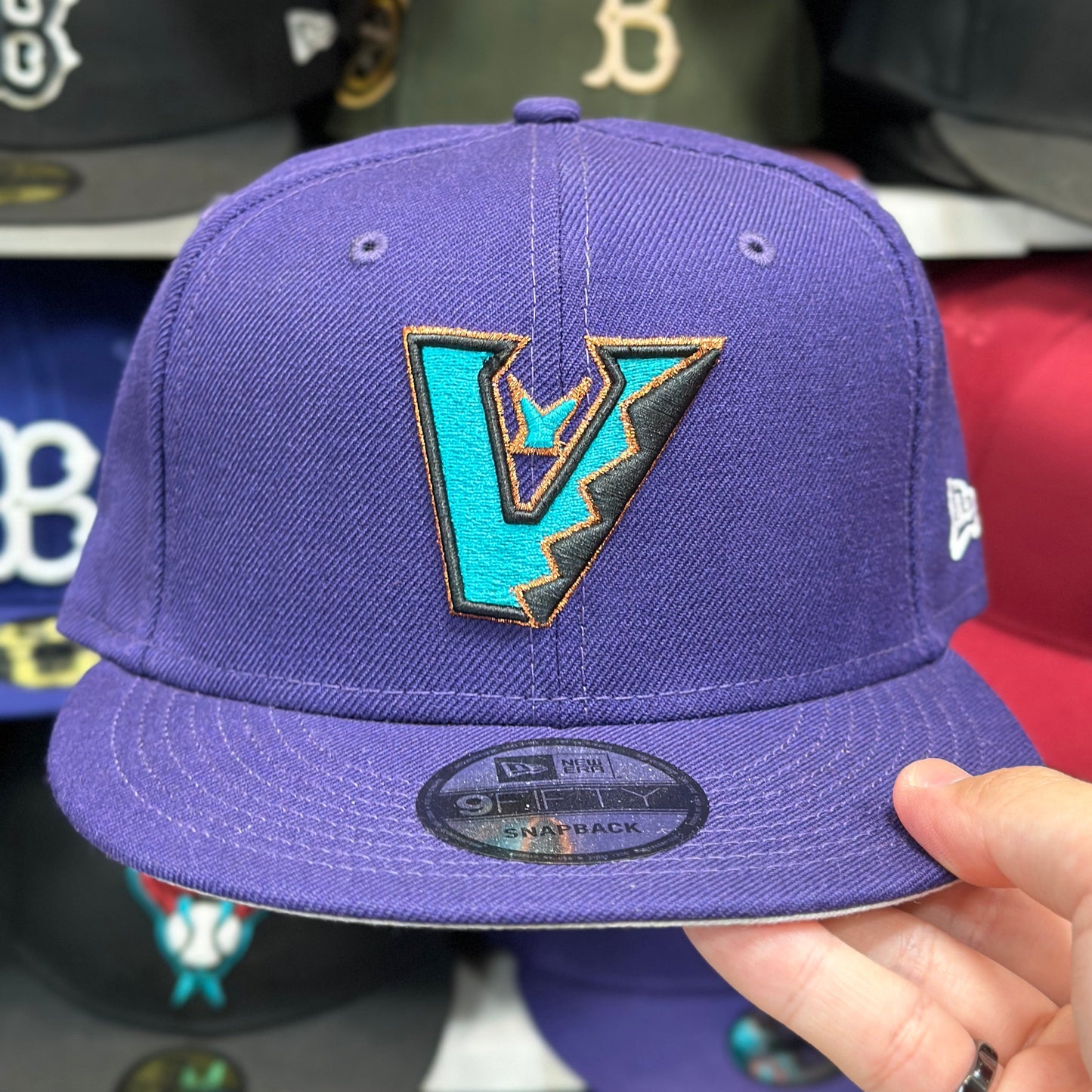 New Era Arizona Diamondbacks 'Upside Down Logo' Purple 9FIFTY Snapback