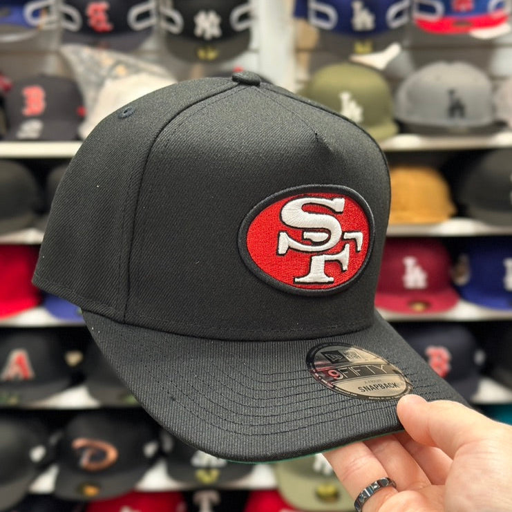 New Era San Francisco 49ers A-Frame 9FIFTY Snapback Black