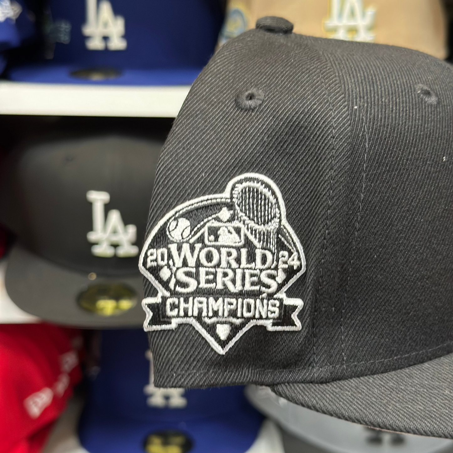LA Dodgers 2024 World Series Championship Fitted | New Era 59FIFTY Fitted Cap | Black