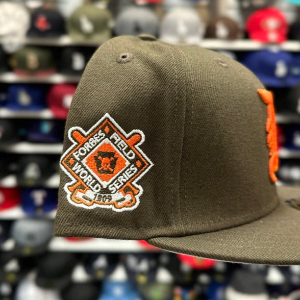 Detroit Tigers MLB 'Forbes Field World Series' Patch | New Era 59FIFTY Fitted Hat | Olive