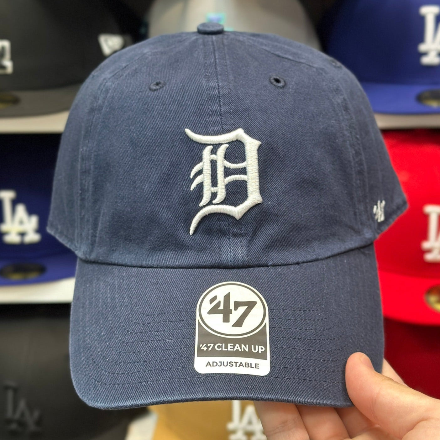 Detroit Tigers Dad Cap '47 Brand Navy