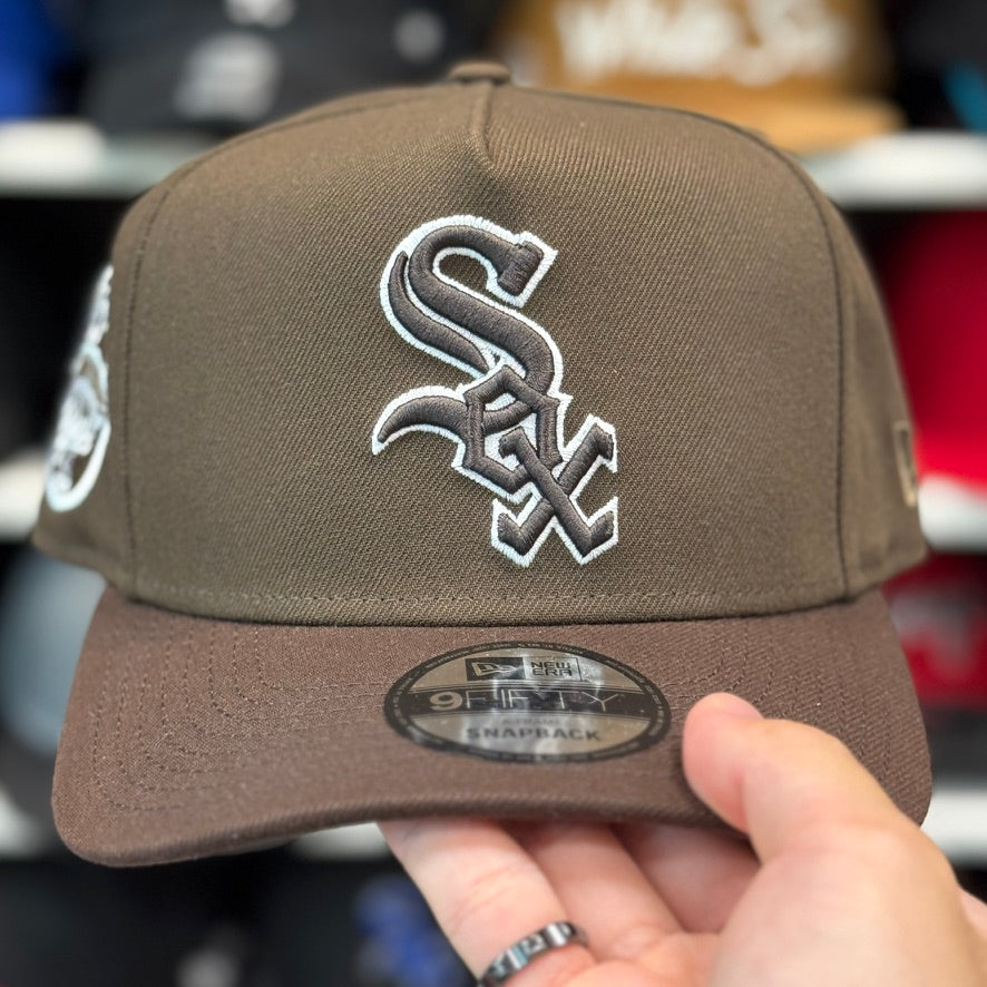 New Era Chicago White Sox '75 Years' A-Frame 9FIFTY Snapback Brown