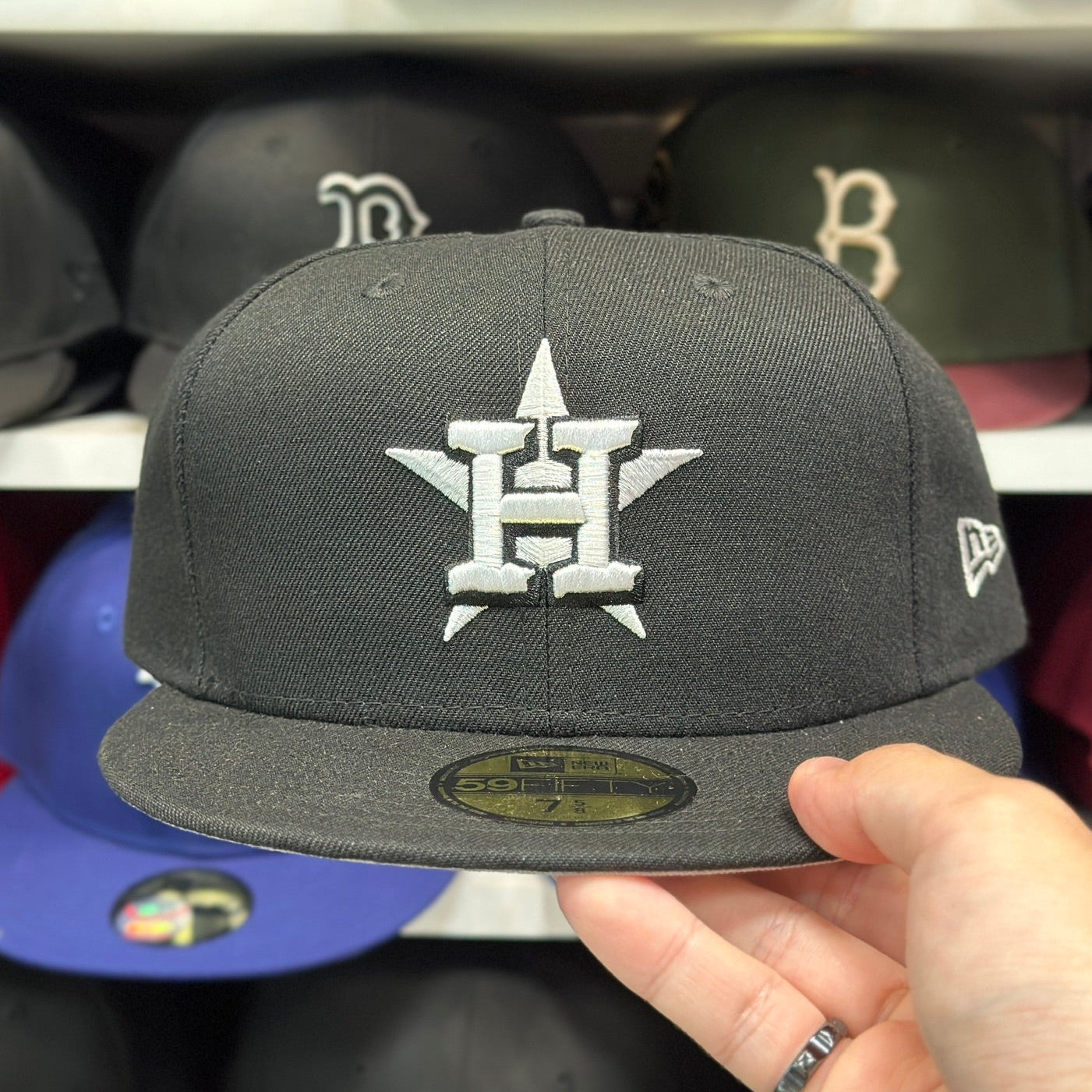 New Era Houston Astros 59FIFTY Fitted Hat Black