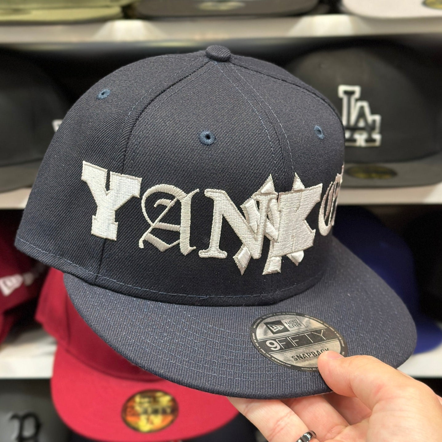 New York Yankees MLB 'Font Pack' | New Era 9FIFTY Snapback | Navy