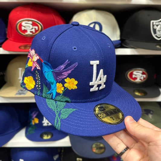New Era Los Angeles Dodgers 'Botanical Nature' Blue 59FIFTY Fitted Hat