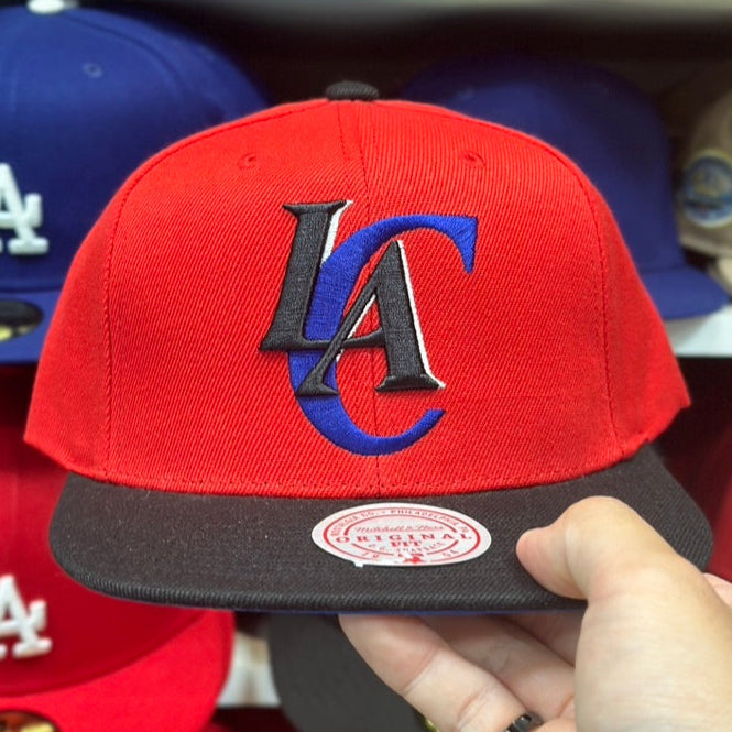 Los Angeles Clippers Red/Black Mitchell & Ness Snapback