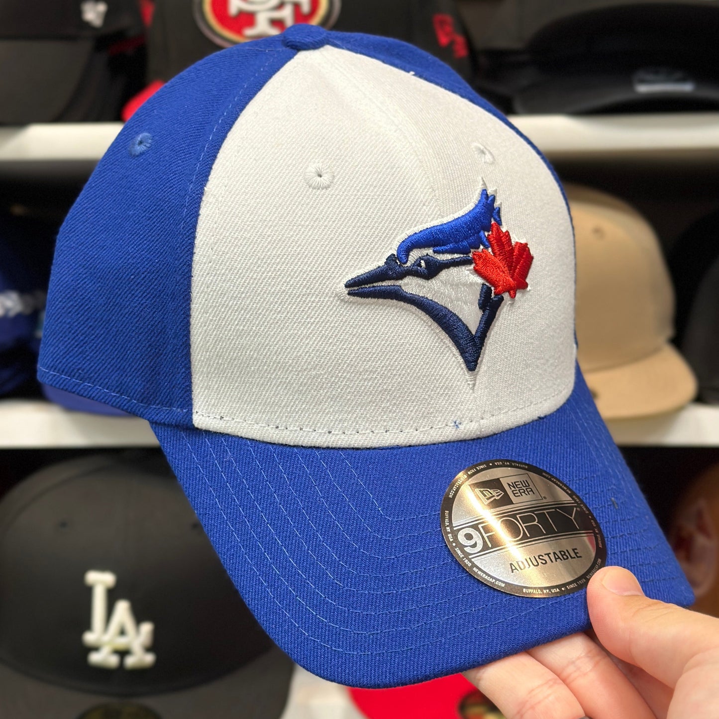 New Era Toronto Blue Jays 9FORTY Ball Cap | White/Blue