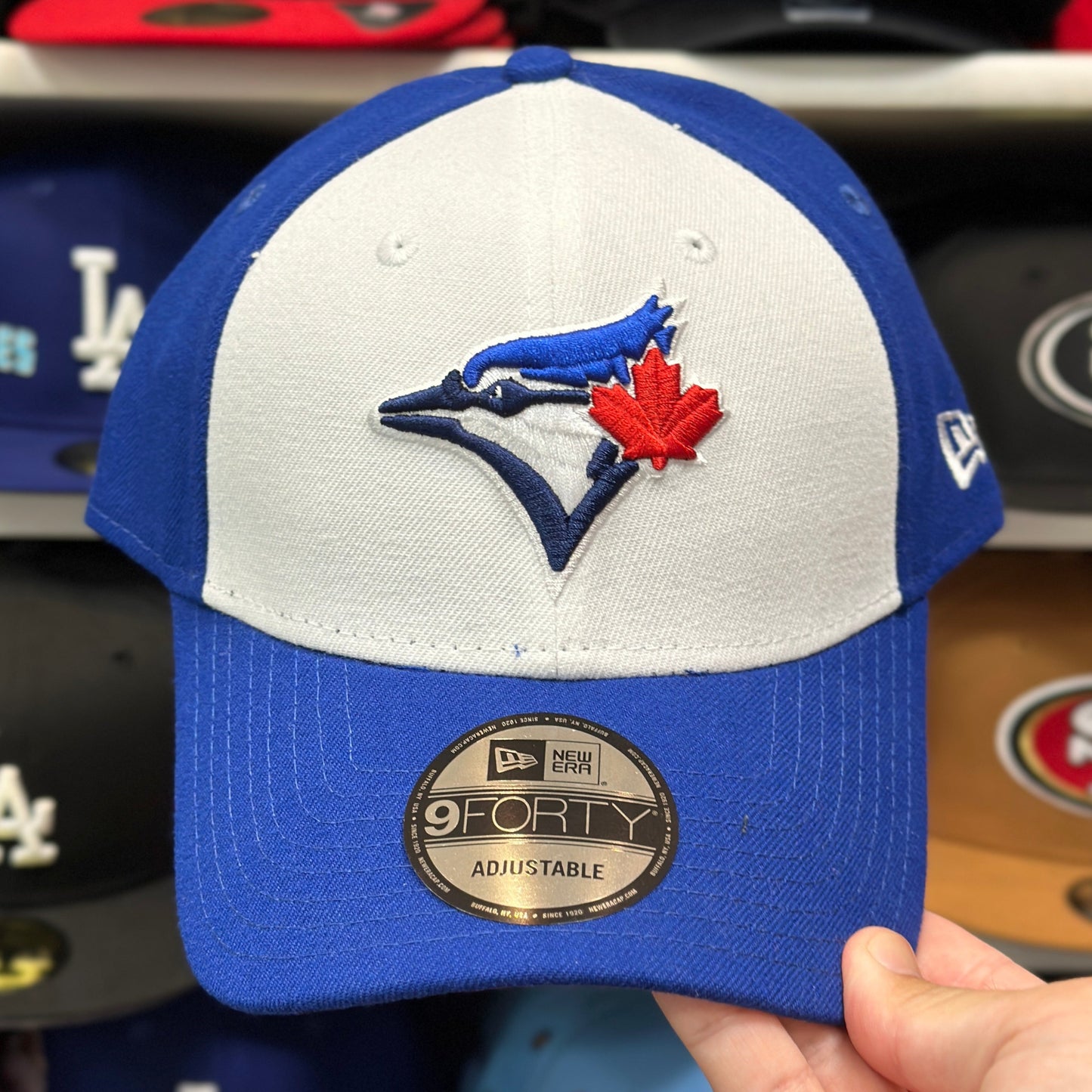 New Era Toronto Blue Jays 9FORTY Ball Cap | White/Blue