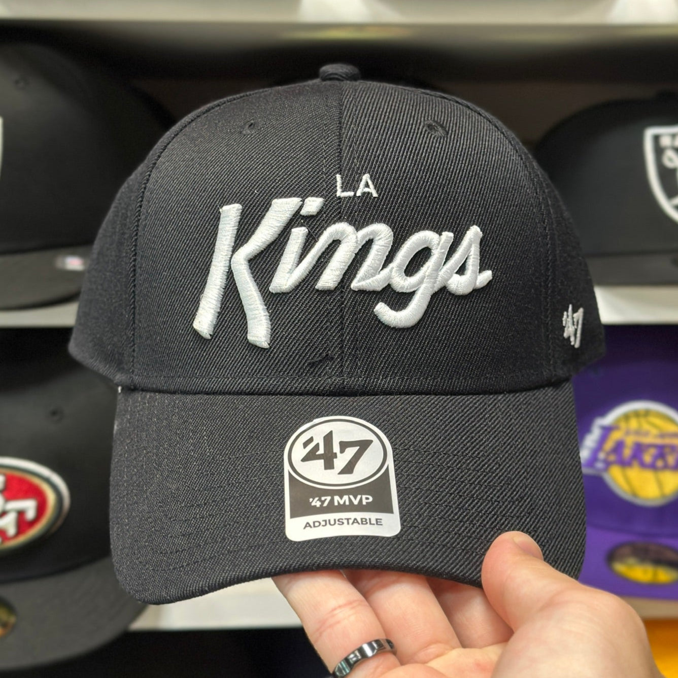 LA Kings NHL Ball Cap '47 Brand Black