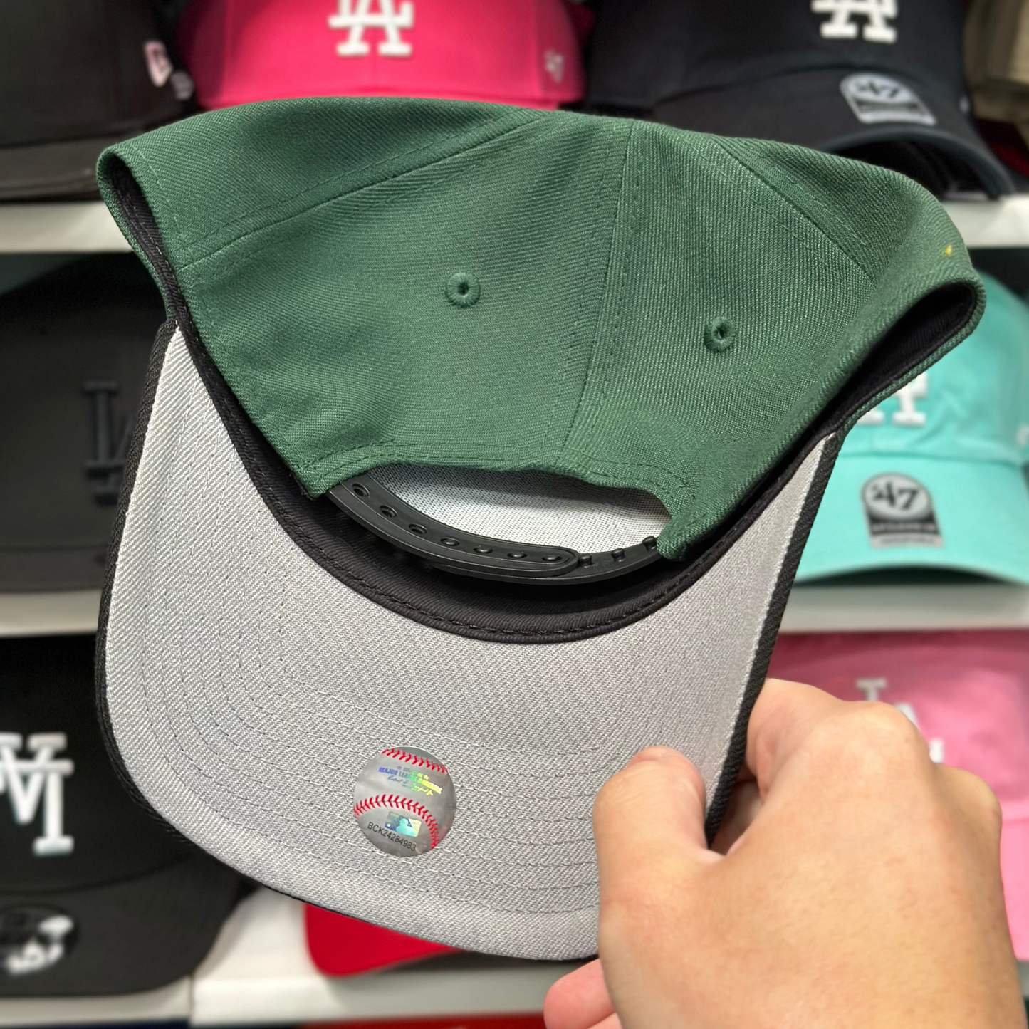 New Era Los Angeles Dodgers Two Tone A-Frame 9FORTY Snapback Green/Black