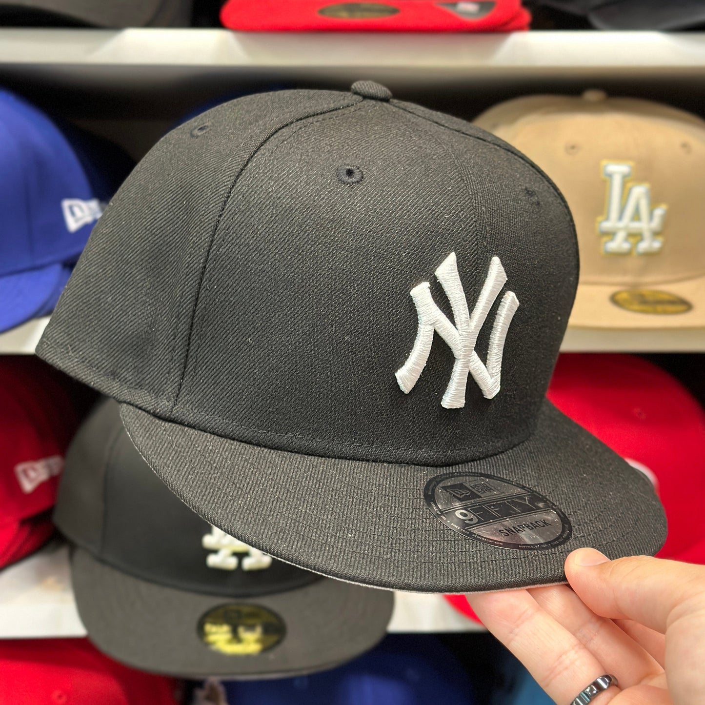 New Era New York Yankees Black/White 9FIFTY Snapback