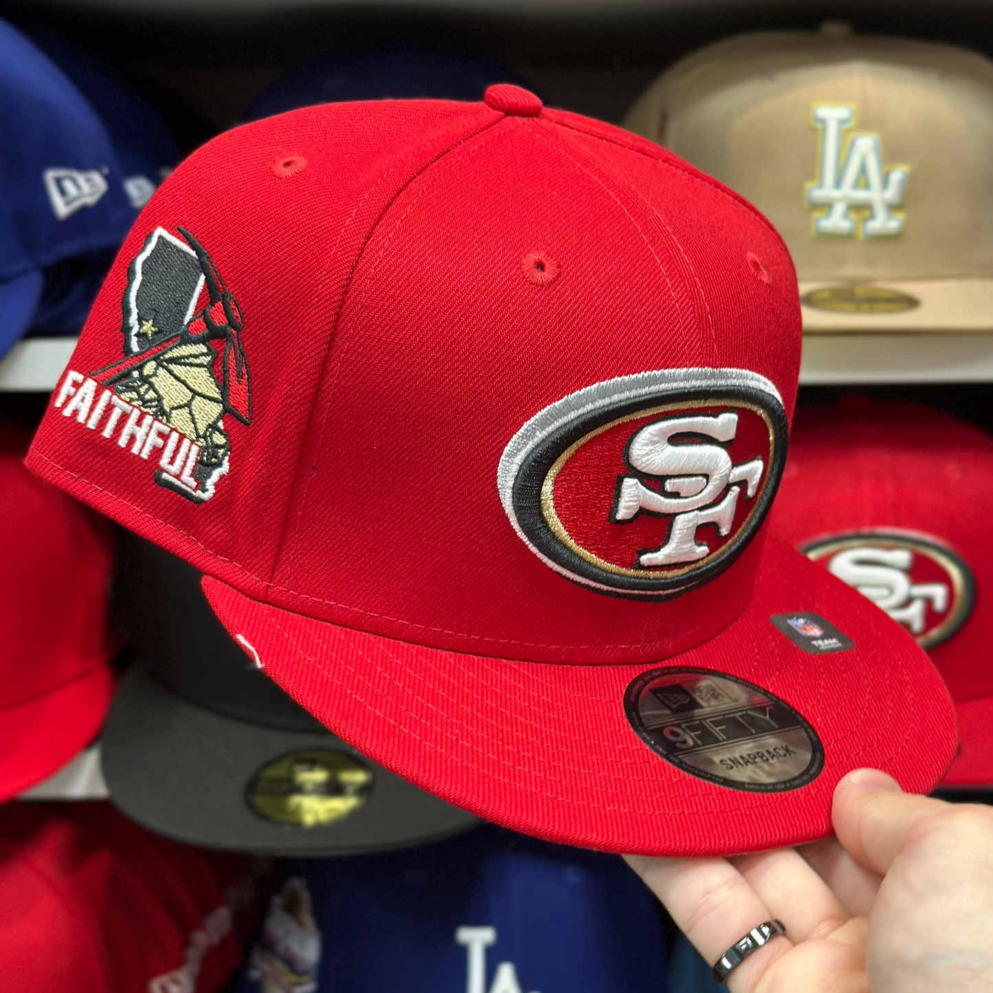 San Fransisco 49ers NFL 'CA Faithful' | New Era 9FIFTY Snapback | Red