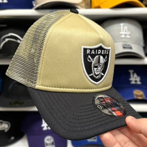 New Era Las Vegas Raiders Foam Trucker A-Frame 9FORTY Snapback | Color Options