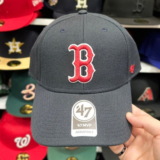 Boston Red Sox MLB Ball Cap | '47 Brand MVP Adjustable Curve Cap | Color Options