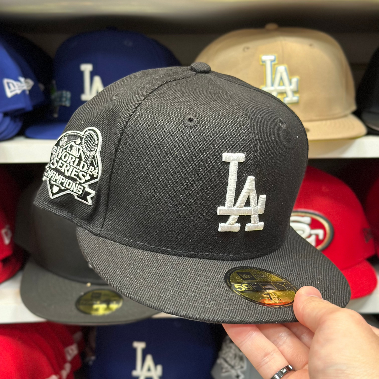 LA Dodgers 2024 World Series Championship Fitted | New Era 59FIFTY Fitted Cap | Black
