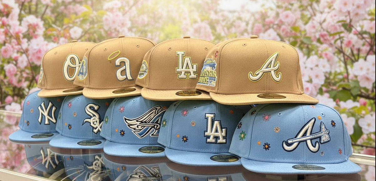 New Era Chicago White Sox 'Floral Patches' 59FIFTY Fitted Hat | Light Blue - Product Image