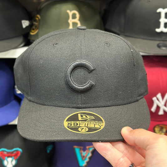 New Era Chicago Cubs 59FIFTY Fitted Hat | Black